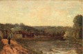 the banks of the seine at bougival 1871 Camille Pissarro Landscapes brook